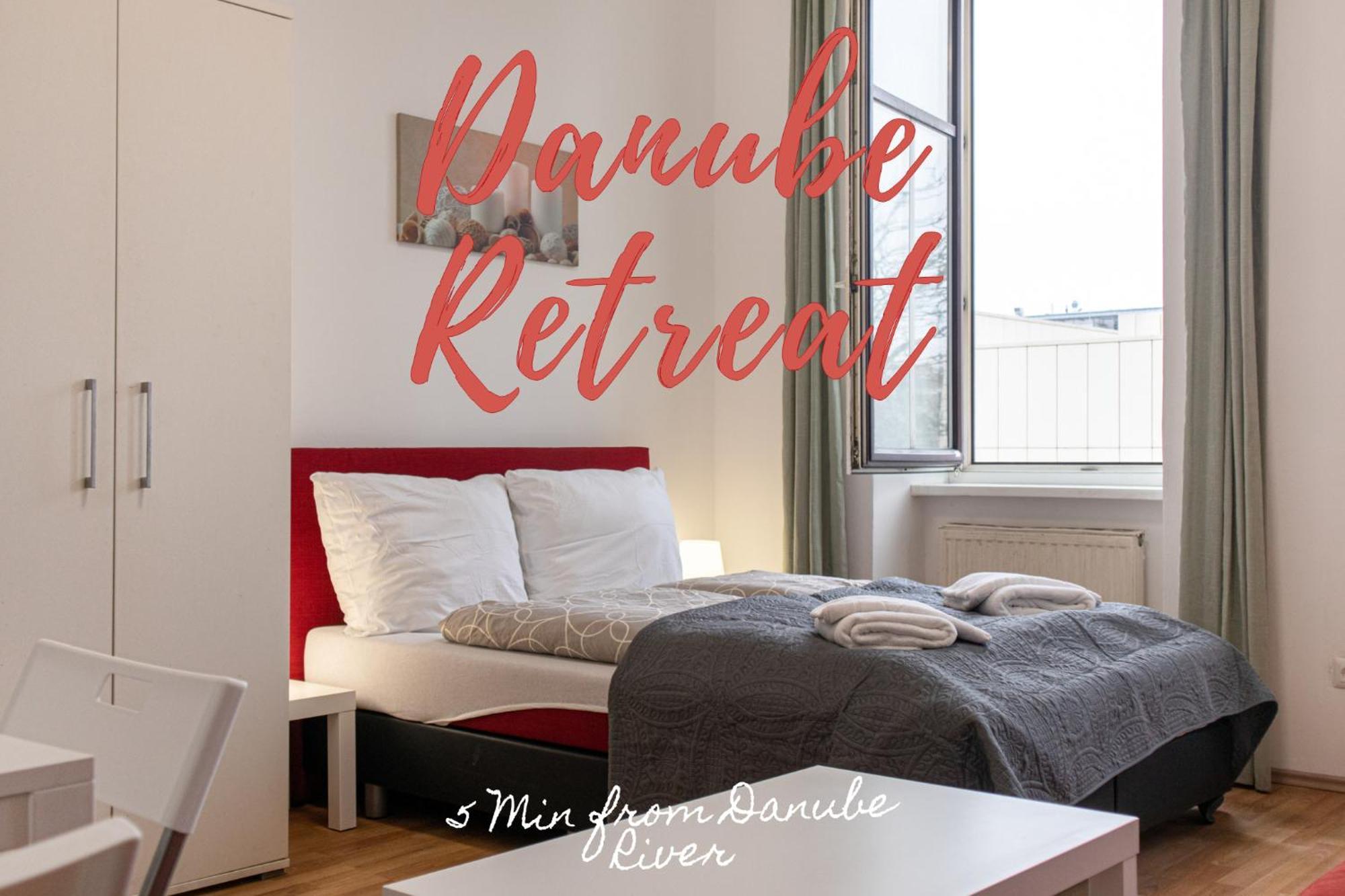 Homelike 2Br Apt. @Millenium Tower/Danube River ウィーン エクステリア 写真